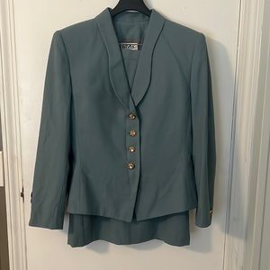 Kasper ASL blue skirt suit size 10